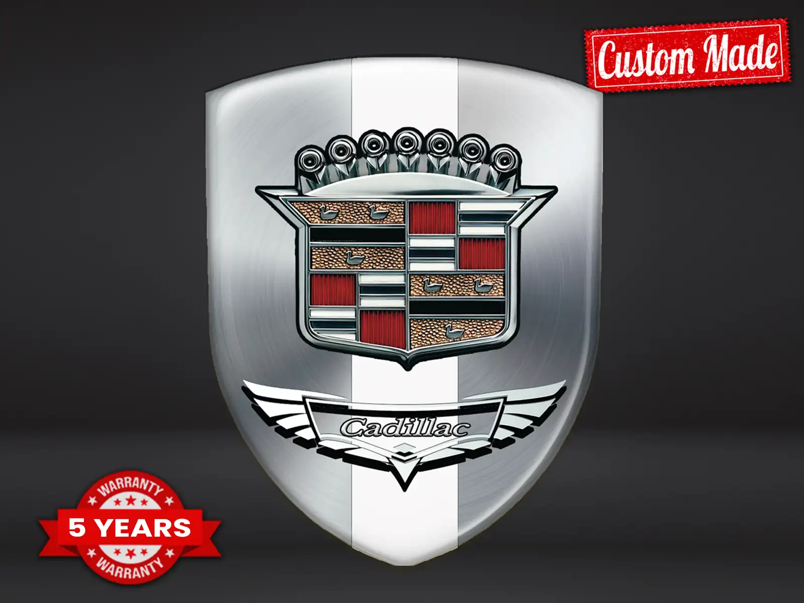 Cadillac Insignias Auto Personalizadas Máximo Resistente  ST